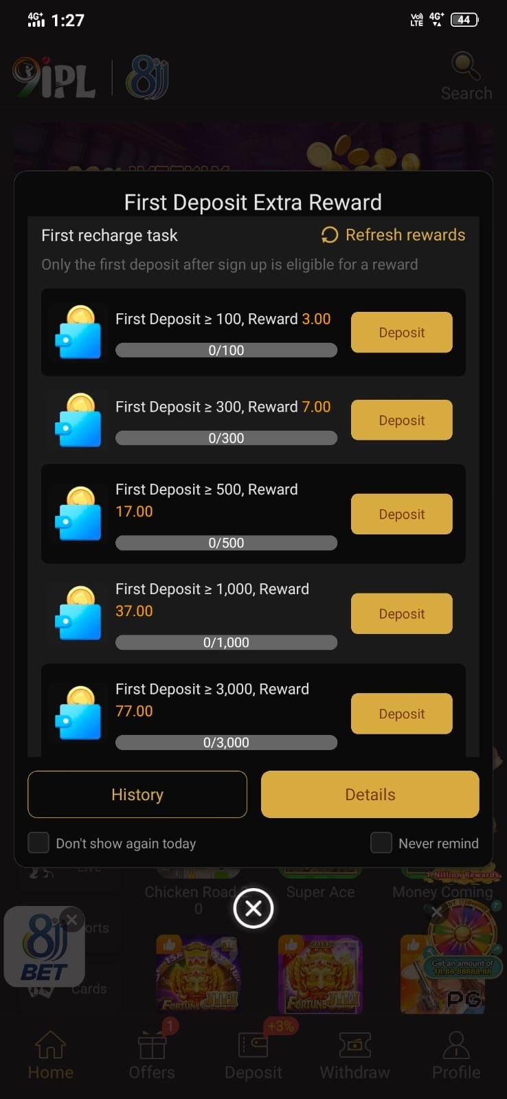 9IPL game earning app download bonus